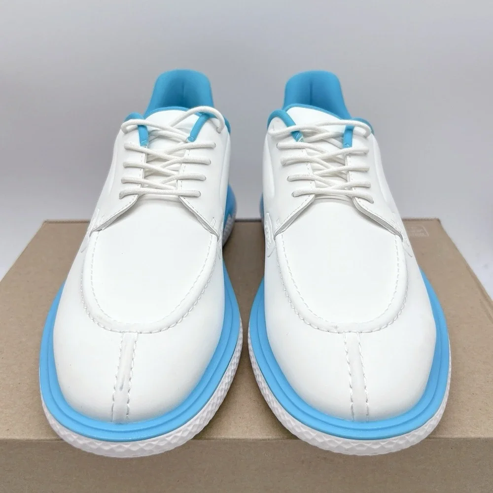 G/Fore Gallivan2R ⛳️ Golf Split Toe Shoe White Blue Men's US 9 (GMF000108)
